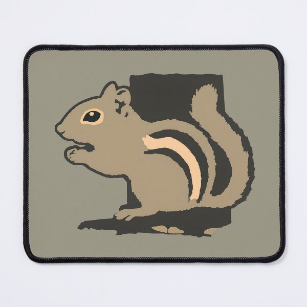 Item preview, Chipmunk Illustration – Cute Woodland Animal Art, Minimalist 6-Color Drawing, Nature Lover Gift, Forest Wildlife Design designed and sold by donwillisjrart.
