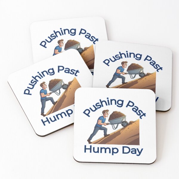 Item preview, Hump Day Motivation Art Print | Pushing Past Midweek Struggle | Inspirational Work Ethic Gift | Office Decor designed and sold by InstantInkTs.
