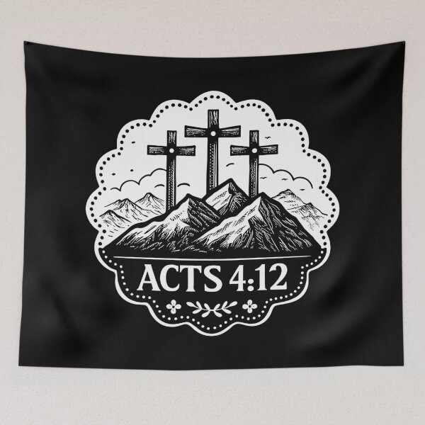 Item preview, Acts 4:12 Only Jesus Saves designed and sold by plushism.