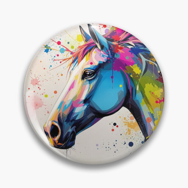 Item preview, Paint splash horse head designed and sold by Brownies22.