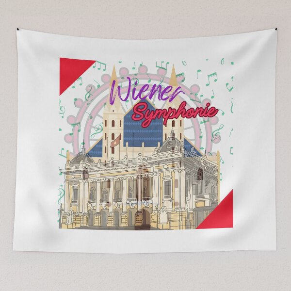 Item preview, Wiener Symphonie Poster Art-"Where Music Meets Timeless Architecture" designed and sold by PixelInfinite.
