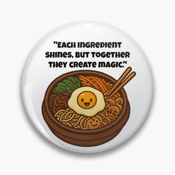 Item preview, Bibimbap Magic – A Bowl Full of Smiles designed and sold by Latitude 1°N.