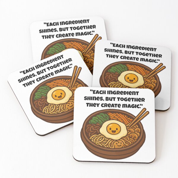 Item preview, Bibimbap Magic – A Bowl Full of Smiles designed and sold by Latitude 1°N.