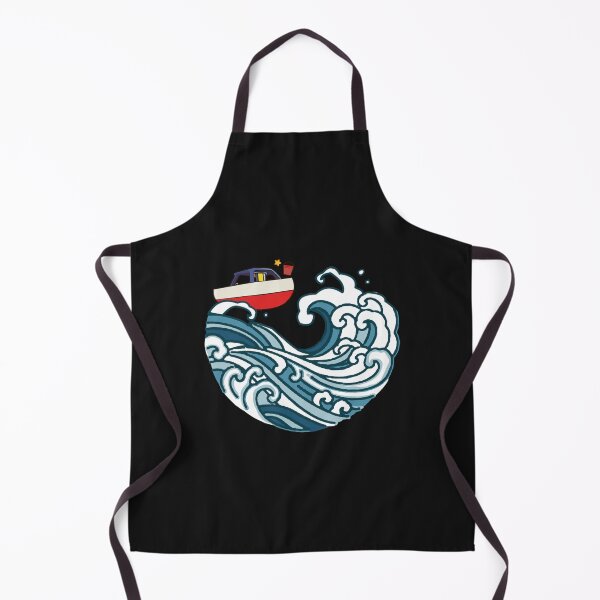 Item preview, Princess Mononoke, boat on big wave designed and sold by kenzzinart.
