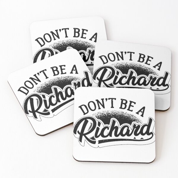 Item preview, Don´t be a Richard – Funny Sarcastic Quote Design designed and sold by Dragonfly-10.