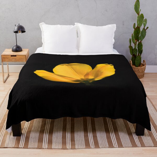 Item preview, Yellow tulip on black background designed and sold by olena2552.