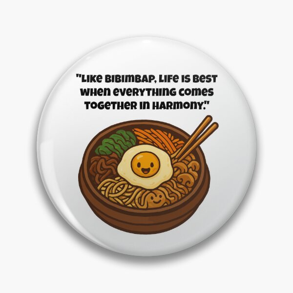 Item preview, Bibimbap Harmony – Where Every Bite Smiles designed and sold by Latitude 1°N.