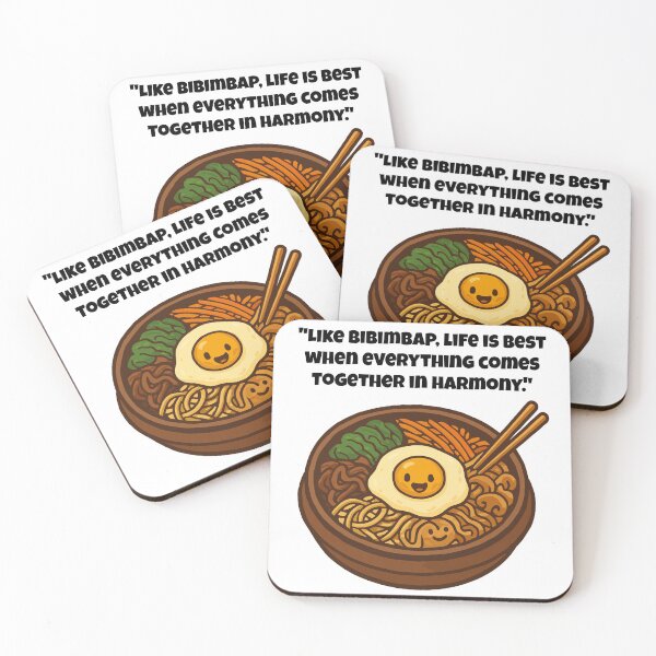 Item preview, Bibimbap Harmony – Where Every Bite Smiles designed and sold by Latitude 1°N.