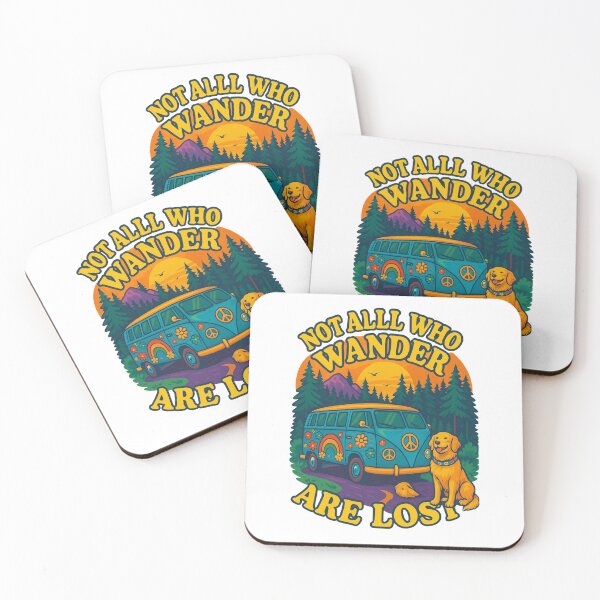 Item preview, Not All Who Wander Hippie Adventure designed and sold by lanedesigns313.