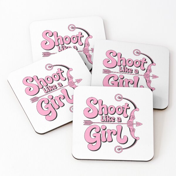 Item preview, Shoot Like A Girl! Pink Archery Girl designed and sold by PMCreative.