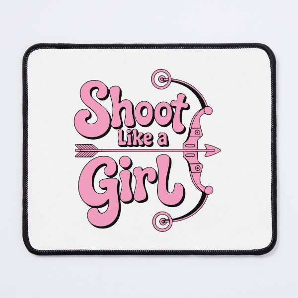 Item preview, Shoot Like A Girl! Pink Archery Girl designed and sold by PMCreative.