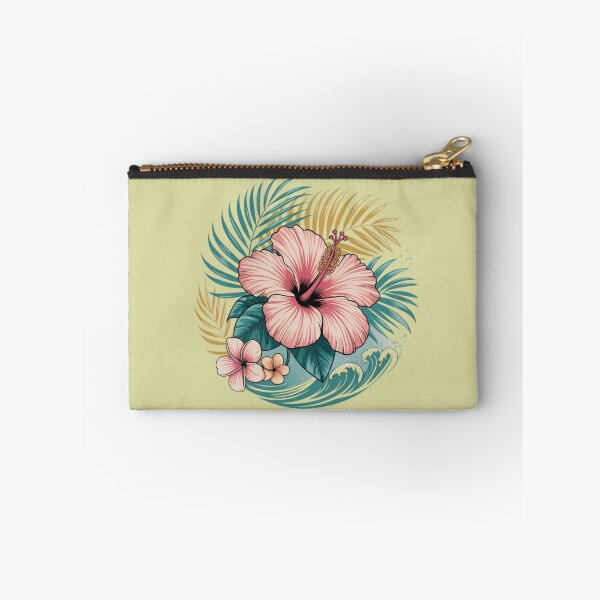 Item preview, Pink Hibiscus Floral Circle designed and sold by VibrArtco.