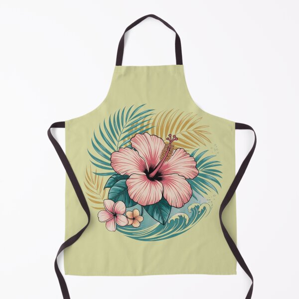 Item preview, Pink Hibiscus Floral Circle designed and sold by VibrArtco.