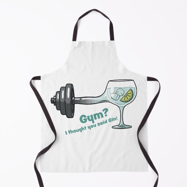 Item preview, Gym? I Thought You Said Gin! – Funny Fitness & Drinking Design designed and sold by Fandraw.