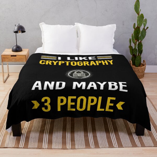 Item preview, I Like 3 People Cryptography Cryptographer Cryptology designed and sold by xaviajames9.