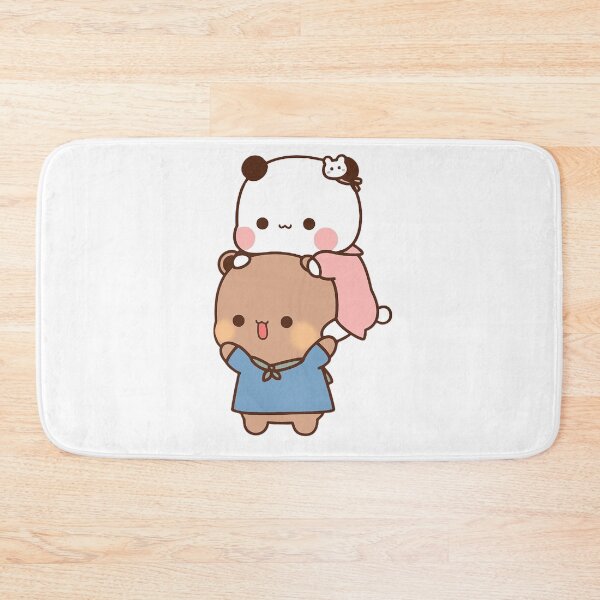 Item preview, Panda Bear And Brownie True Love BUBU DUDU Couple Goma peach Sugar Valentine xmas designed and sold by BlueSkylineArts.