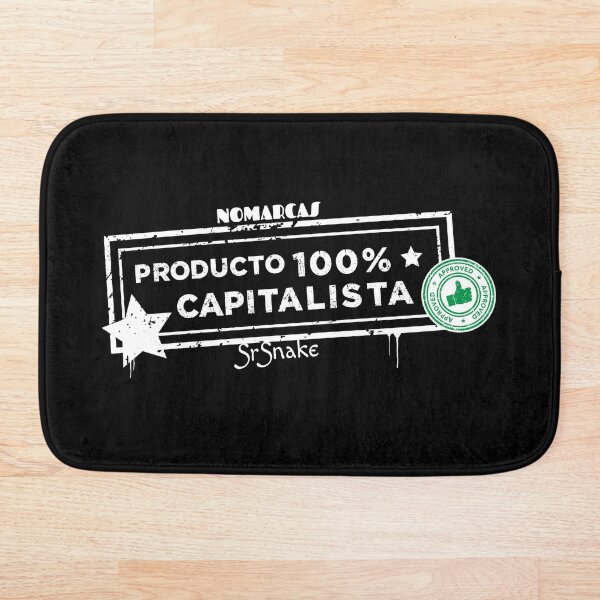 Artikelvorschau, 100 % kapitalistisches Produkt (weißer Buchstabe) entworfen und verkauft von NOMARCAS.