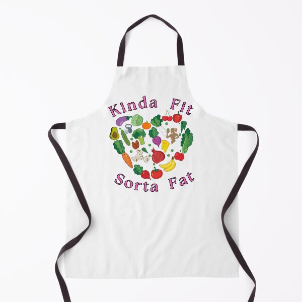 Item preview, Kinda Fit Sorta Fat – Funny Gym Hobby Workout Design designed and sold by Lunaria Arts.