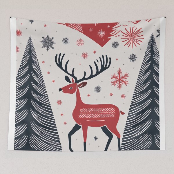 Item preview, Geometric Polygon Reindeer Christmas designed and sold by CPDesign25.