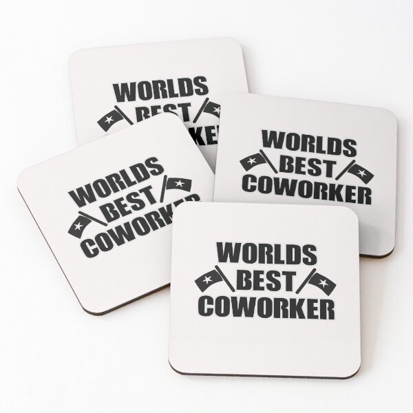 Item preview, Worlds Best Coworker designed and sold by Pawsome Quotes.