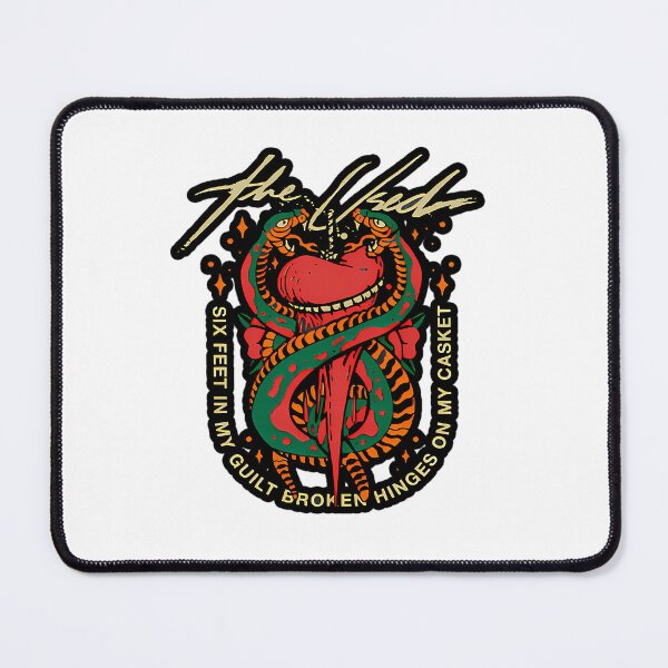 Item preview, Harness More Aggression Release Emotions Funky Two Snakes Around The Heart American Rock Band Gifts designed and sold by kayleanmickey.
