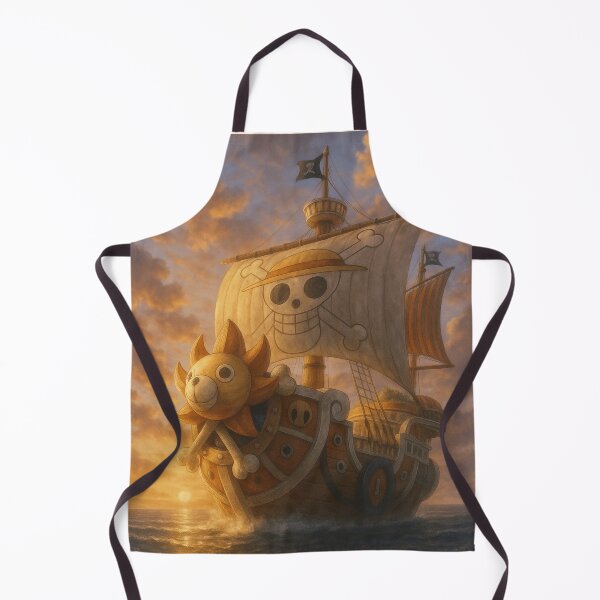 Item preview, Majestic Pirate Voyage – Thousand Sunny at Sunset designed and sold by AnimeFlash_0.