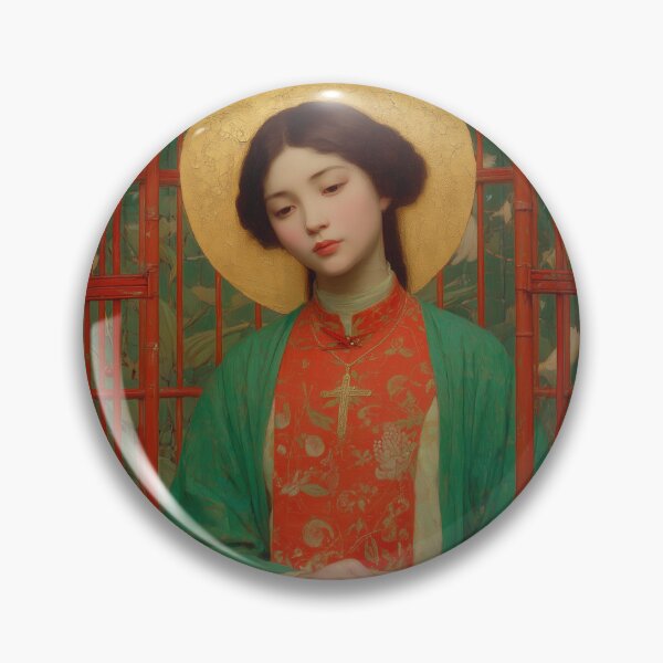 Item preview, Saint Agnes Tsao Kou Ying designed and sold by SanctifiedSouls.