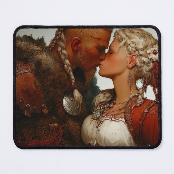 Item preview, Viking Love – Warrior Romance Fantasy Art designed and sold by Studioderi.