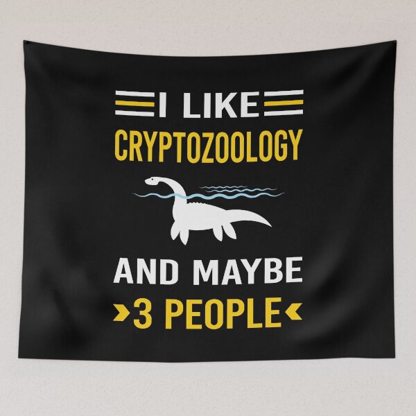 Aperçu de l'œuvre J'aime 3 personnes Cryptozoologie Cryptid Cryptids créée et vendue par maymorto.
