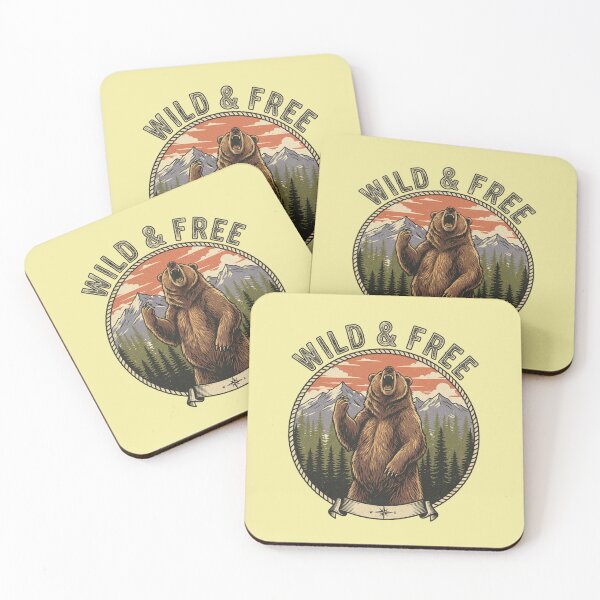 Item preview, Wild and Free designed and sold by MattBStickers.