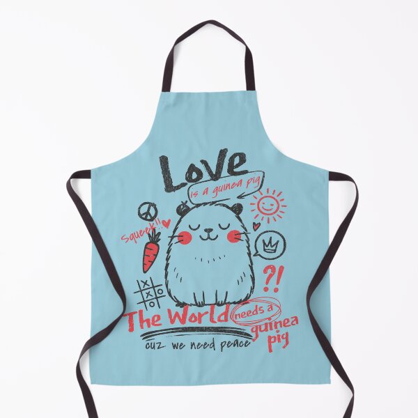 Item preview, The World Needs A Guinea Pig Love And Peace Cute Pet Lovers designed and sold by chrisrivait.