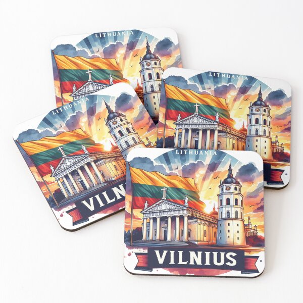 Item preview, Lithuania Vilnius - Travel Art designed and sold by HaydenMillepied.