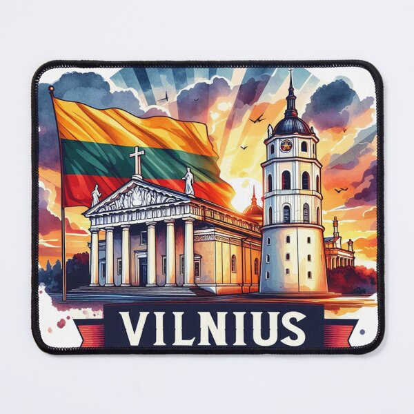 Item preview, Lithuania Vilnius - Travel Art designed and sold by HaydenMillepied.