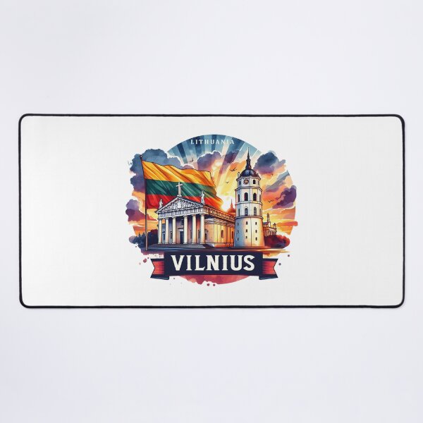 Item preview, Lithuania Vilnius - Travel Art designed and sold by HaydenMillepied.