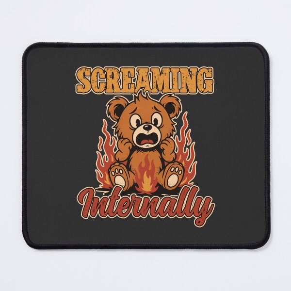 Item preview, Cute Bear Screaming Internally designed and sold by TheJollyDoodle.