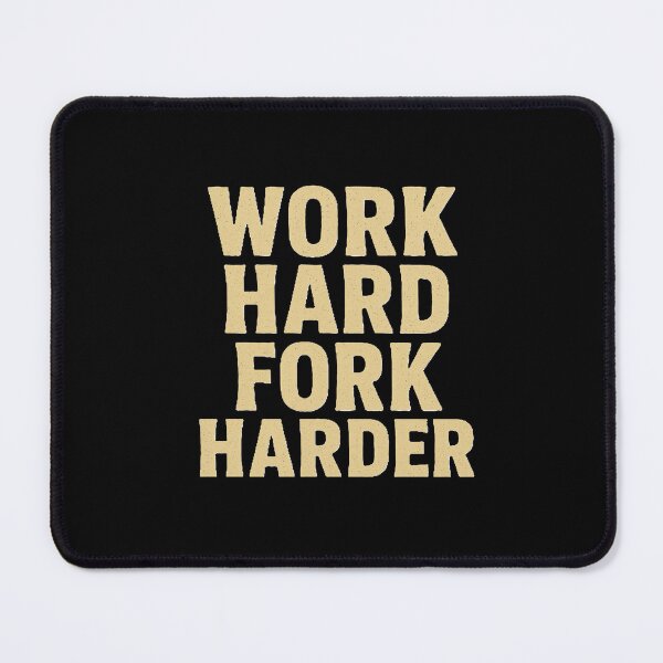 Item preview, Work Hard Fork Harder – Retro Forklift Power designed and sold by RetroNibylander.