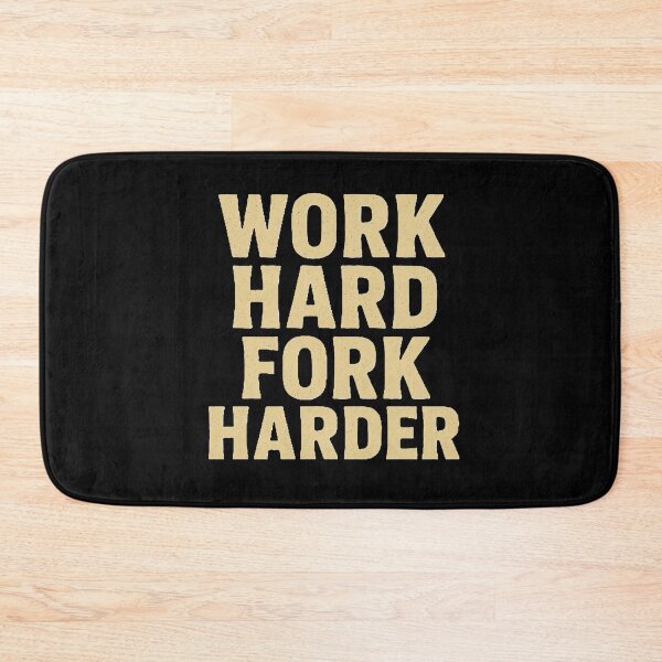 Item preview, Work Hard Fork Harder – Retro Forklift Power designed and sold by RetroNibylander.