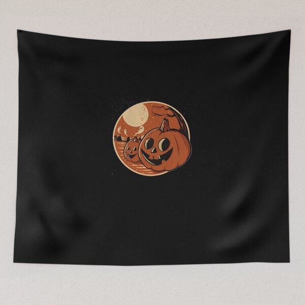 Item preview, Vintage Halloween Pumpkin Scene designed and sold by DoraGlover.