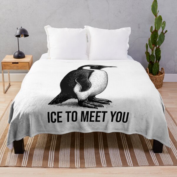 Item preview, Ice to Meet You – Cute Penguin Pun Design designed and sold by xndrlab.