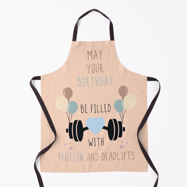 Item preview, Protein and Deadlifts - Happy Birthday Card, Training Card, Gym Card, Workout Card designed and sold by AYzako.