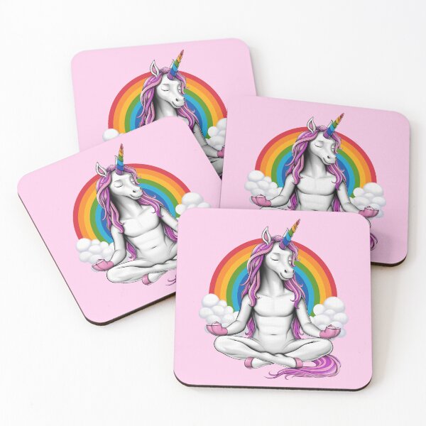 Item preview, Unicorn Yoga Meditation designed and sold by underheaven.