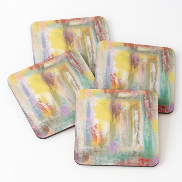 Item preview, Abstract Textures in Turquoise, Red, Yellow, Purple  designed and sold by Jessielee72.