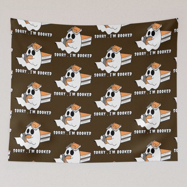 Item preview, Bookish Ghost – Cute Halloween Back to School Spooky Design designed and sold by GracefulPODshop.