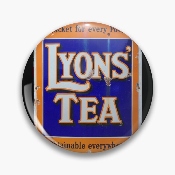 Item preview, Vintage Metal Advertising Sign British Tea designed and sold by KALEIDOSCOPE UK.