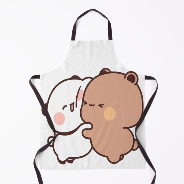 Item preview, Panda Bear And Brownie True Love BUBU DUDU Couple Goma peach Sugar Valentine xmas designed and sold by BlueSkylineArts.