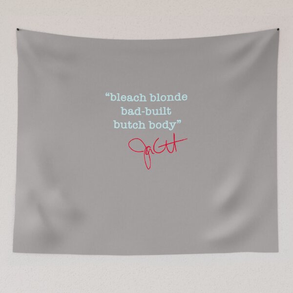 Item preview, BLEACH-BLONDE-BAD-BUILT-BUTCH-BODY---JASMINE-CROCKETT-T-SHIRT---COPY designed and sold by KathyJYates.