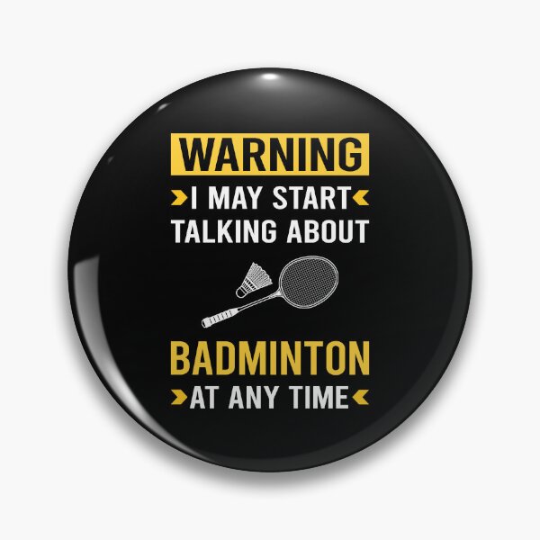 Item preview, Warning Badminton designed and sold by Maxxamus.