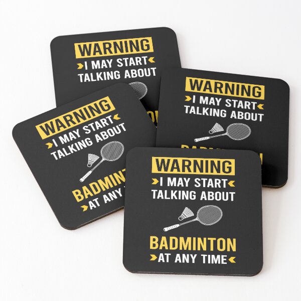 Item preview, Warning Badminton designed and sold by Maxxamus.