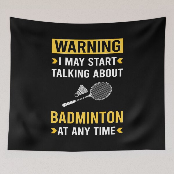 Item preview, Warning Badminton designed and sold by Maxxamus.