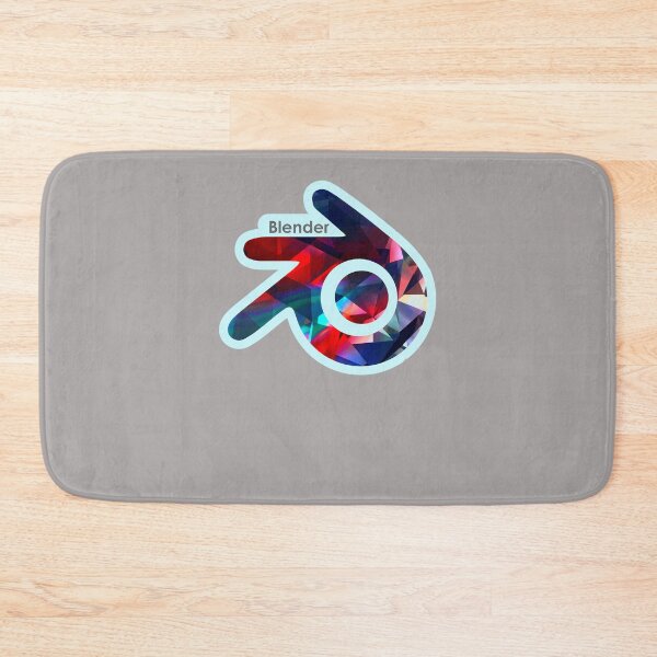 Item preview, BLENDER-LOGO-(WITH-WHITE-OUTLINE) designed and sold by KathyJYates.
